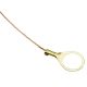 Zinc Plated Lug With Copper Ground Wire - 1/4 IPS Slip