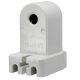 Leviton #467 - Single Pin Slimline Socket - Tall - Stationary End