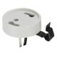 GU-24 Socket Mounting Base Snap-In Side Clip Mount - 18" Leads
