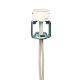 Halogen G8 Bi-Pin Porcelain Socket with Hickey and Leads