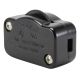 Hi-Lo Feed-Thru Lamp Cord Dimmer - Black, For SPT-2 18/2 wire
