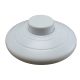 On/Off Push Button Floor Switch - White
