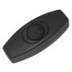 Feed-thru Cord Rocker Switch - Black, For SPT-2 18/2 wire