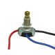 Leviton Premium 3-Way Rotary Switch - Brass Fixed Knob