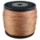 Bare Copper Braided Grounding Wire 2500 Foot Spool - Copper