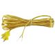 Vinyl Plastic SPT-2 Cord Sets With Molded On Plugs - 8FT Clear Gold