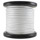 Rayon Covered SPT-1 Wire - 100 FT Spool - White