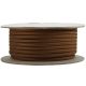 Rayon Covered SPT-2 Wire - 100 FT Spool - Med Brown