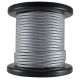Antique Style Rayon Covered Wire - 100 FT Spool - Silver