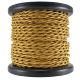 Rayon Covered Twist Wire - Gold 2-Wire 100 FT Spool