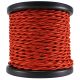 Rayon Covered Twist Wire - Red 2-Wire 100 FT Spool