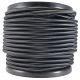 Rayon Covered SVT/2 Wire - 100 FT Spool - Black