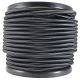 Rayon Covered SVT/3 Wire - 100 FT Spool - Black