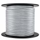 Rayon Covered Pendant / Appliance Cord - Silver