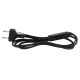 VLM Oval Euro Style In-Line Toggle Switch with 5 Foot Cord Set - Black