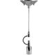 1-Light Lamp Shade Pendant Adaptor - Polished Nickel