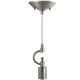1-Light Lamp Shade Pendant Adaptor - Satin Nickel
