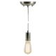 Versa Series Basic Pendant with Clear Wire - Galvanized