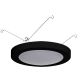 7.5" LED Deco Ceiling Fixture - Kelvin Select - Black