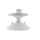 4-1/2" Semi-Flush Glass Holder - White