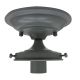 4-1/2" Semi-Flush Glass Holder - Gray