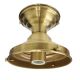 6" Glass Holder Fixture - Satin Brass