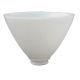 10" IES Shade - White Opal with Waffle Lines