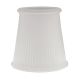 4-1/4" Glass Clip-On Shades - Frosted Ribbed