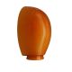 Cased Glass Clam Shell - Amber - 2-1/4" Fitter