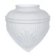 6" Art Deco Globe - Crystal Etch