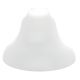 6-3/4" White Opal Bell Glass