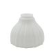 Opal Rib Shade  2 1/4 " Fit- Ht 4 1/2 "- 6 " Spread