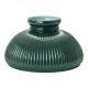 10" Student Shade - Dark Green Ribbed