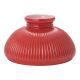 10" Student Shade - Red Ribbed