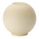 8" Ball Shade - Satin Cream