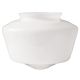7" Schoolhouse Globe - 4" Fitter-Opal