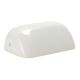 9" Cased White Banker's Shade