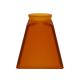 Amber Etch Sq Sh 2-1/4in Fit - 4in H - 4in Spread