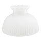 10" Student Shade - White Opal Swirl Crimp Top