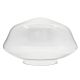 12" Schoolhouse Shade - Clear - 6" Fitter