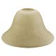 7-1/2" Alabaster Tea Stain Bell Glass