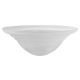 15-3/4" Alabaster Glass Pendant Dome with Ribs