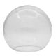 8" Neckless Ball - Clear Seedy - 4" Opening