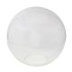 10" Neckless Ball - Clear Seedy - 4" Opening