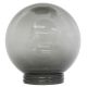 6" Smoke Acrylic Ball 3-1/4 Threaded Fitter