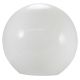 8" White Acrylic Ball Neckless 4" Opening