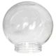 6" Clear Acrylic Ball- 3-1/4" Threaded Fitter