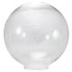 6" Clear Acrylic Ball 3-1/4" Fitter