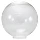 8" Clear Acrylic Ball 4" Fitter