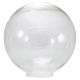 10" Clear Acrylic Ball 4" Fitter